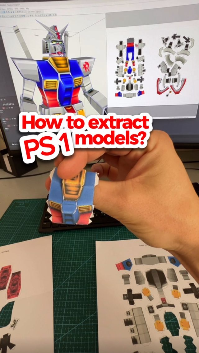 DuckStation 3D screenshot — rip any PS1 scene to OBJ for Blender